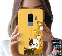 ETUI DO SAMSUNG GALAXY S9 PLUS - LOVE CAT, WZORY Z KOTAMI, CASE + FOLIA
