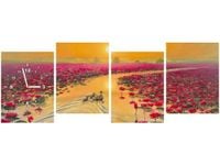 45CM 120CM ZEGAR 4 ELEM KACZKI LILIACH ŚCIENNY