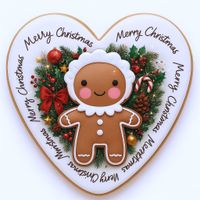 CIASTKO LUKROWANE MAMIK FAMILY BABY ROZ.M SERCE RĘCZNIE ROBIONE