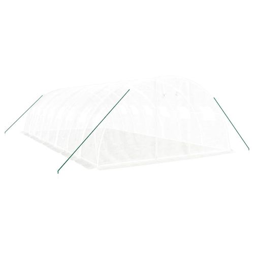 Szklarnia ze stalową ramą, biała, 32 m², 8x4x2 m na Arena.pl