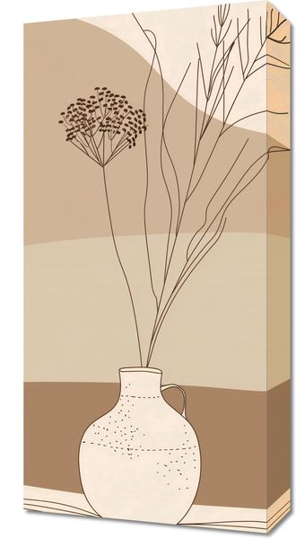 Obraz 30x60cm Kojący Wazon zdjęcie 1