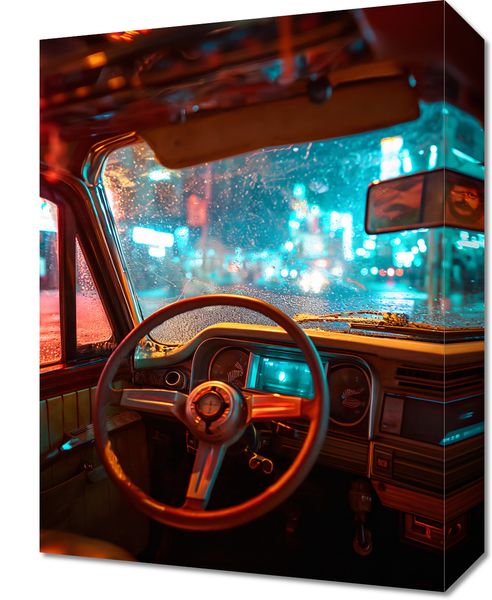 Obraz 30x40cm Nocny Kierowca zdjęcie 1