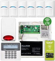 ZESTAW ALARMOWY ALARM SATEL PERFECTA 16 LTE APLIKACJA SMS 6 CZUJEK BOSCH