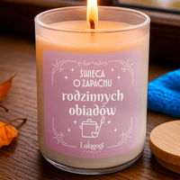 Świeca o zapachu rodzinnych obiadów - świeczka zapachowa dla mamy teściowej