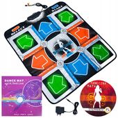 Mata Taneczna USB Stepmania Kompatybilna z PC i TV Zestaw z Grą CD