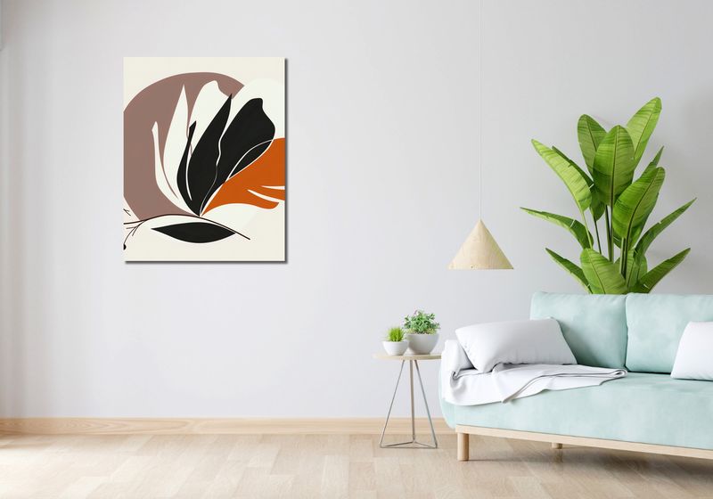 Obraz 70x90cm Elegancja Roślinna zdjęcie 2