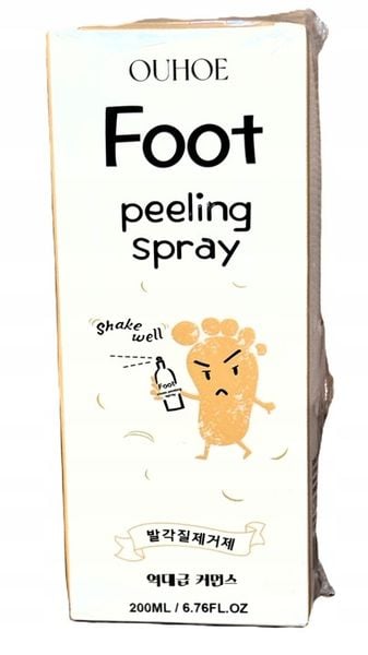 ZŁUSZCZAJĄCY SPRAY PEELING DO STÓP 200 ml zdjęcie 1