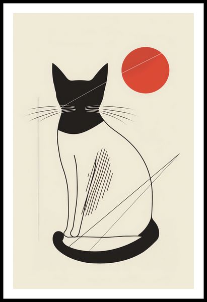 Plakat 56,6x86,4cm Czerwony Krąg zdjęcie 3