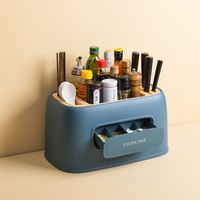 Wielofunkcyjne Pudełko Do Przypraw - Organizator - Pojemnik (Niebieski)