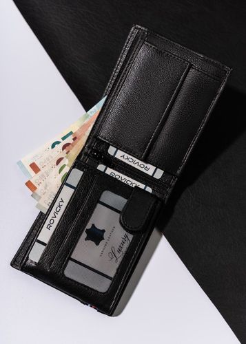 skórzany portfel męski w orientacji poziomej bez zapięcia - always wild na Arena.pl