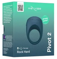 we-vibe pivot 2 slate - pierścień wibrujący z aplikacją, szary