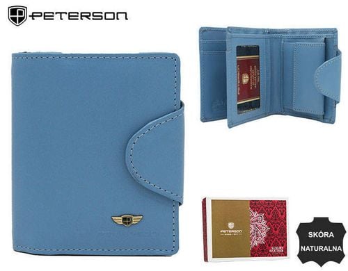 Skorzany portfel damski z systemem RFID na Arena.pl