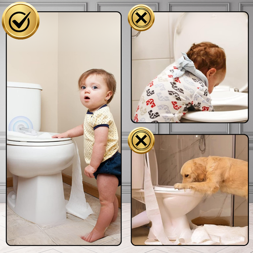 zabezpieczwnie toalety blokada przed otwarciem deski wc toaletowej nicekids na Arena.pl