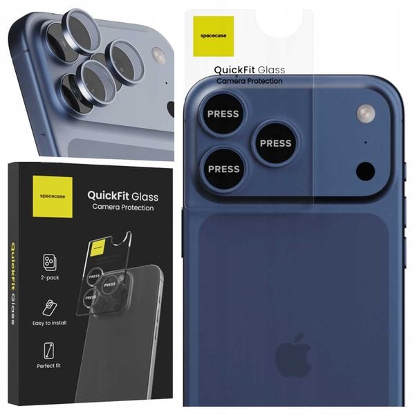Spacecase Quickfit Camera Iphone 17 Pro / 17 Pro Max Blue zdjęcie 11