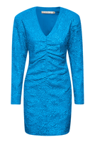 Sukienka strukturalna GESTUZ Niebieski Slim 36