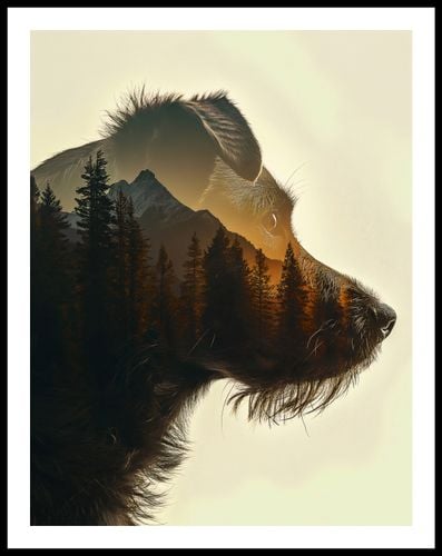 Plakat 50x65cm Psi Duch Lasu na Arena.pl