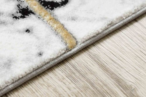 RUG/LU/ESTEMA/MARBLETRIANGLES/BLACK+GOLD/80x150 na Arena.pl