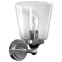 Kinkiet LAMPA ścienna BALI 9353 Nowodvorski łazienkowa OPRAWA klasyczna IP44 chrom przezroczysta