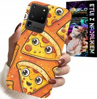 ETUI DO SAMSUNG GALAXY S20 Ultra - SŁODKIE UŚMIECHNIĘTE PIZZE CASE + FOLIA