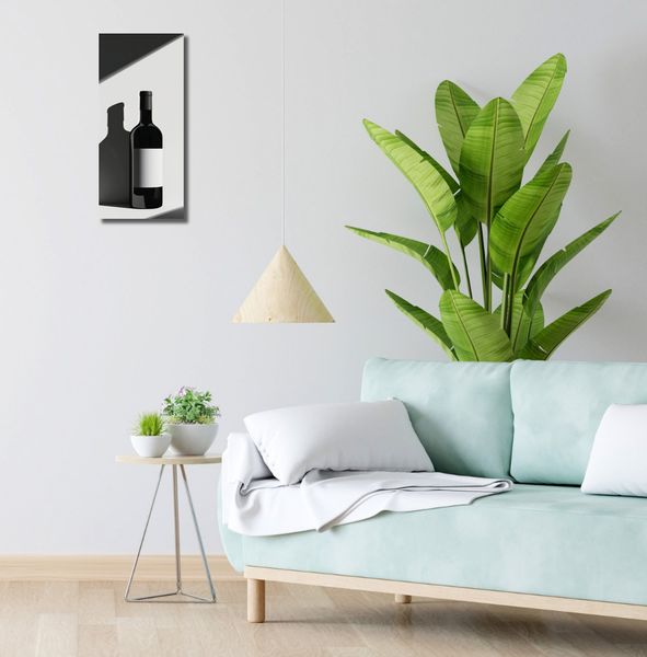 Obraz 20x50cm Butla Wina zdjęcie 2