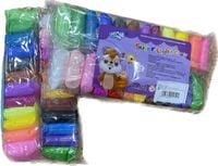 24SZT PLASTELINA MAGICZNA SENSO GLINA POLIMEROWA piankowa masa DLA DZIECI