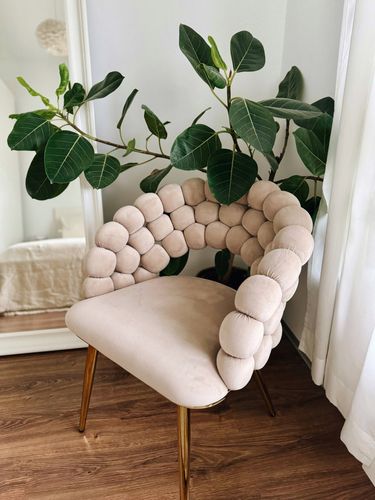 krzesło beżowe bella na Arena.pl