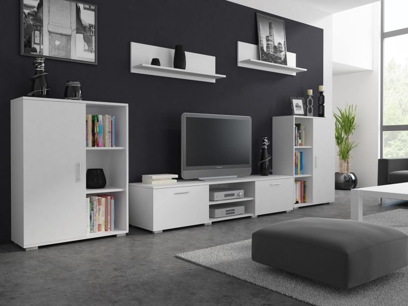 MEBLOŚCIANKA  HERKULES  BIAŁY zdjęcie 1