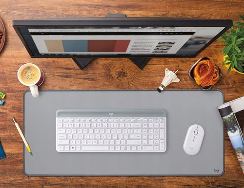 PODKŁADKA LOGITECH Studio Series na biurko - MID GREY na Arena.pl