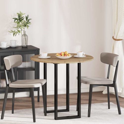 Blat stołu dąb artisan 80 x 80 x 1.5 cm Materiał drewnopochodny na Arena.pl