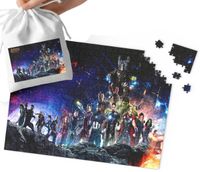 PUZZLETRADYCYJNE - AVENGERS WZORY Z BAJEK I GIER PREZENT 120el + WORECZEK