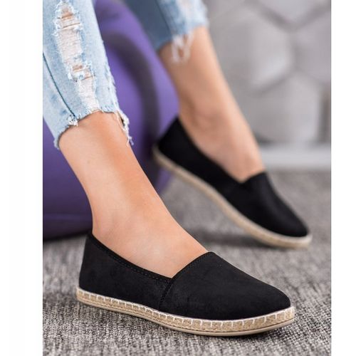 Czarne Espadryle Z Brokatem r.37 na Arena.pl