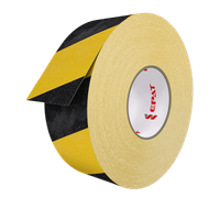 Taśma OSTRZEGAWCZA BHP 50mm/33m żółto-czarna