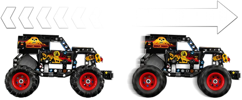 42219 - lego technic - monster jam™ grave digger™ ogień i lód na Arena.pl