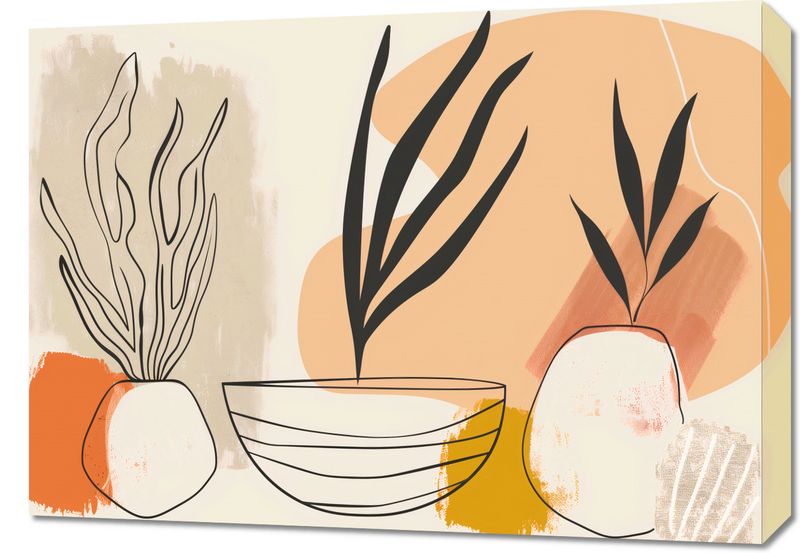 Obraz 70x50cm Szkice Botaniczne zdjęcie 1