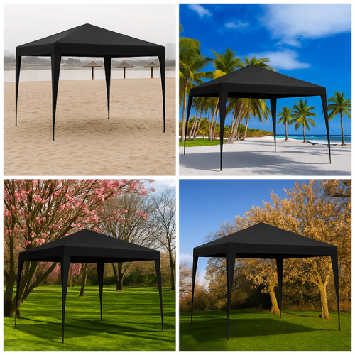 Pawilon ogrodowy czarny na Arena.pl