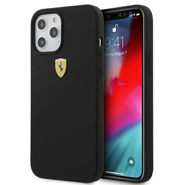 Etui Ferrari do iPhone 12 Pro Max, Czarny zdjęcie 1