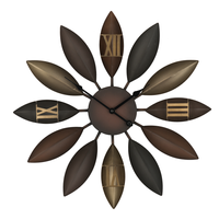 Zegar ścienny ø 55 cm brązowy BEINWIL