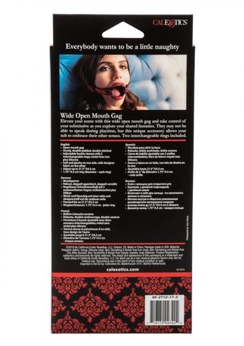 scandal wide open mouth gag black na Arena.pl
