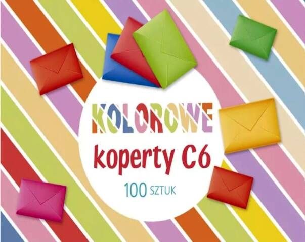 KOPERTA C6 KOLOROWA MIX zdjęcie 1