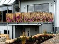 Osłona dekoracyjna balkonu KWIATY ochrona przed wiatrem