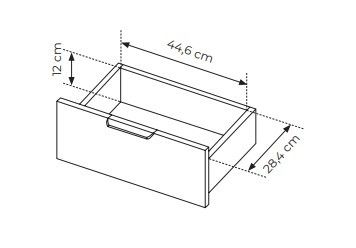 KOMODA Wysoka LARS 2D2S 103 antracyt na Arena.pl