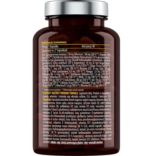 Essensey - Multivit Premium Formula - 90 kaps. zdjęcie 3