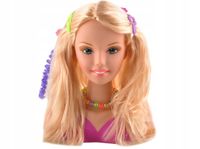 GŁOWA LALKI do CZESANIA i stylizacji włosów FRYZUR z akcesoriami ZESTAW