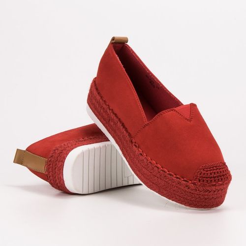 Czerwone Espadryle Na Platformie r.41 na Arena.pl
