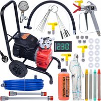 MEGA ZESTAW AGREGAT MALARSKI 18L 3500W PISTOLET 2XLANCA FILTRY KOMBINEZON