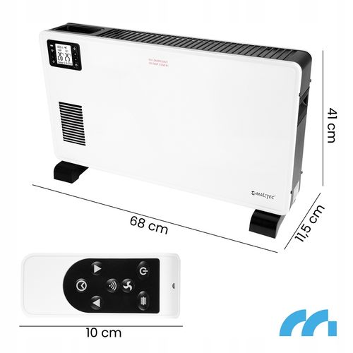 Grzejnik elektryczny 2300W KONWEKTOROWY termostat WIFI aplikacja PILOT na Arena.pl