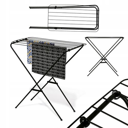 MAŁA SUSZARKA NA PRANIE stojąca balkonowa suszarka na ubrania DO DOMU na Arena.pl