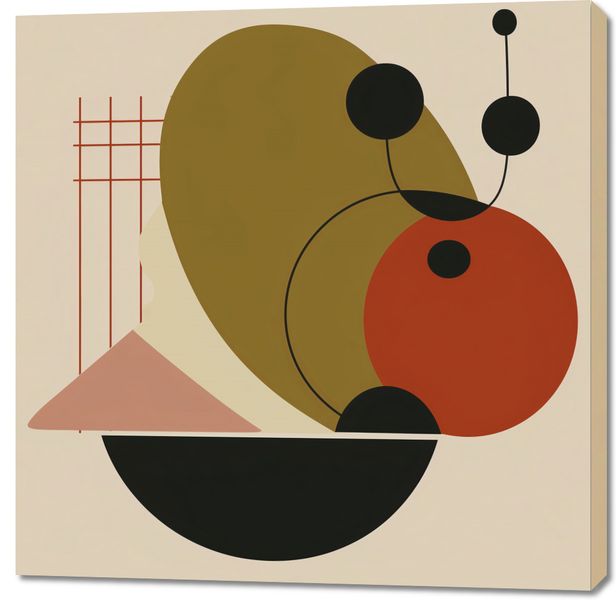 Obraz 100x100cm Geometryczny Balans zdjęcie 1