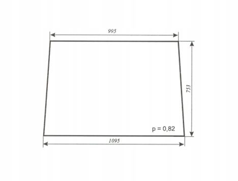 szyba przednia - przód do ciągnika MF, Ursus C-330 C-360 kabina Ciechocin na Arena.pl