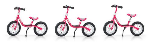 Rowerek Biegowy Dusty 12" Pink-White na Arena.pl